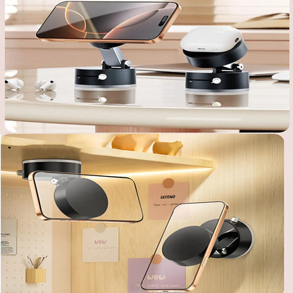 Magnetic Suction Phone Mount | Essential Universal Holder for Desk, Car & More