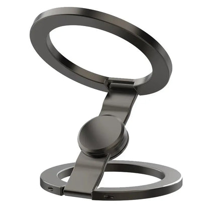 Magnetic Phone Stand & Fidget Spinner Combo, Dual Magnetic Ring Stand, Fidget Toys Adults, Foldable, 360° Rotation, Phone Holder Car, Desk Phone Stand, Magsafe Compatible, Stress Relief Accessory for Home/Office/Travel/Gym