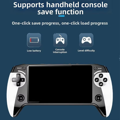 X9 Portable Game Console, 5.5-Inch HD Screen, Multiple Languages, Retro GBA Arcade Video, 8 Simulators with 360° Non-Slip Joysti