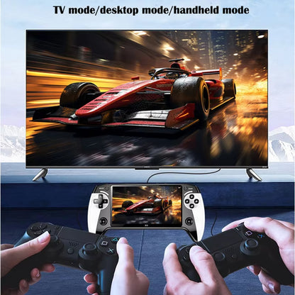 X9 Portable Game Console, 5.5-Inch HD Screen, Multiple Languages, Retro GBA Arcade Video, 8 Simulators with 360° Non-Slip Joysti